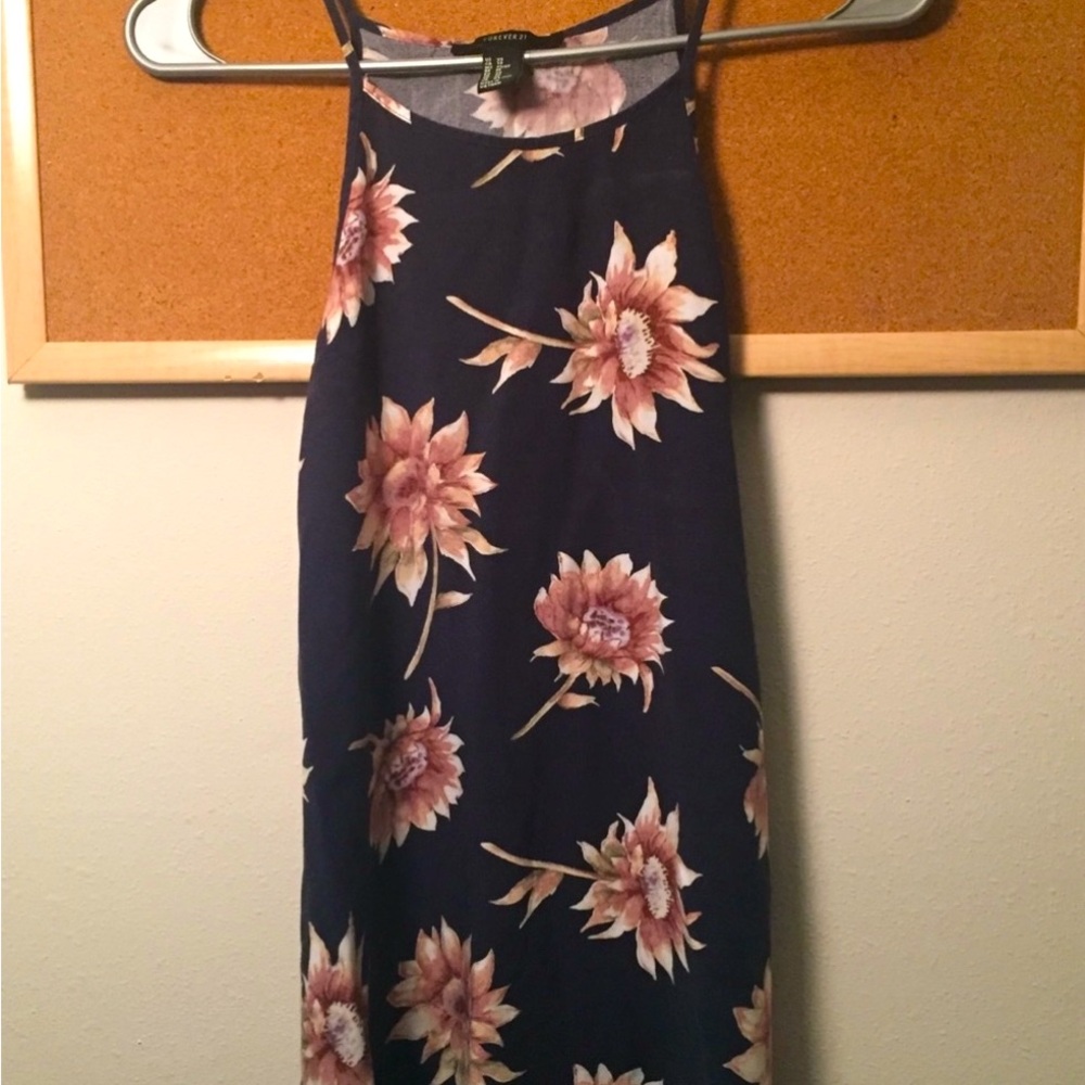 Navy blue floral dress 🌸🌸
